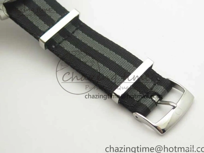 0107 2018 Seamaster Diver 300M VSF Best Edition Black Ceramic Dial on Black Gray Nato Strap A Unique 8057